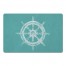 Boat Wheel On Teal Textiles