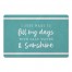 Salt Water And Sunshine Teal Textiles