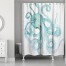 Octo Watercolor Shower Curtain