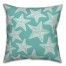 Starfish Teal Pillow