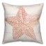 Starfish Watercolor Pillow