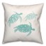 Watercolor Sea Turtles Pillow