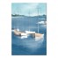 Four Sailboats 20x30 Canvas Wall Art
