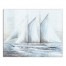 Light Painted Sailboat 20x16 Canvas Wall Art