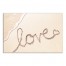 Love Written In Sand 18x12 Canvas Wall Art