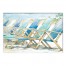 Beach Lounge Chairs 30x20 Canvas Wall Art
