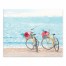 Two Bikes By The Sea 10x8 Tabletop Canvas