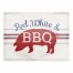 Red White And BBQ 18x14 Twill Placemat