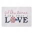 God Bless America Land That I Love 27x18 Floor Mat