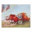 Patriotic Truck 10x8 Tabletop Canvas