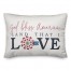 God Bless America Land That I Love 14x20 Spun Poly Pillow