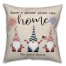 Patriotic Gnomes Personalized 18x18 Spun Poly Pillow