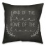 Land Of The Free Home Of The Brave 18x18 Spun Poly Pillow