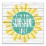 Let The Sunshine In 12x12 Canvas Wall Art