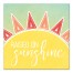 Raised on Sunshine 12x12 Canvas Wall Art