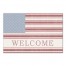 Welcome American Flag 24x16 Canvas Wall Art