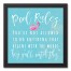 Pool Rules 12x12 Black Framed Canvas