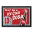 Grab An Ice Cold Soda 18x12 Black Framed Canvas