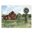 Painterly Farm Landscape 24x18 Canvas Wall Art