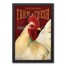 Farm Fresh Rooster 12x18 Black Framed Canvas