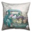 Truckbed Bright Flowers 18x18 Spun Poly Pillow