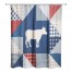 Farmhouse Cow Quilt 71x74 Shower Curtain