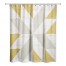 Yellow Gray Barn Star 71x74 Shower Curtain