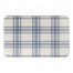 Faded Blue Plaid 34x21 Bath Mat