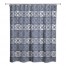 Navy Barn Star Spice Pattern 71x74 Shower Curtain