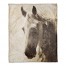 Vintage Horse 50x60 Coral Fleece Blanket