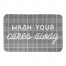 Wash Your Cares Away 34x21 Bath Mat