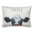 Moo Judgy Cow 14x20 Spun Poly Pillow