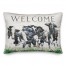Cows In Yellow Meadow 14x20 Spun Poly Pillow