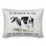 Farmhouse Kitchen Cow 14x20 Spun Poly Pillow