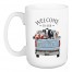 Farm Animals Truck Welcome 15 oz Mug
