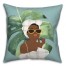 Palm Girl 16x16 Spun Poly Pillow