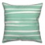 Minty Streaks 16x16 Spun Poly Pillow