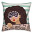 Trendy Girl 16x16 Spun Poly Pillow