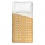 Scalloped Rainbow Twin Brushed Poly Duvet