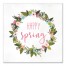Happy Spring Wreath  16x16 Canvas Wall Art