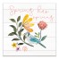 Blue Jay Spring Sprung  16x16 Canvas Wall Art