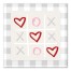 Tic Tac Toe Love  16x16 Canvas Wall Art