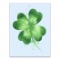 Watercolor Clover 18x24 Canvas Wall Art