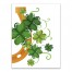 Horseshoe And Clovers 16x20 Canvas Wall Art