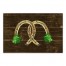 Wood Lucky Horsehoe 30x20 Canvas Wall Art