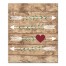 Red Arrow Heart 20x24 Canvas Wall Art