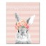 Hoppy Easter Rabbit 16x20 Canvas Wall Art