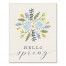 Hello Spring 16x20 Canvas Wall Art