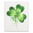 Watercolor Clover 16x20 Canvas Wall Art