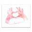 Love Heart Hands 14x11 Canvas Wall Art